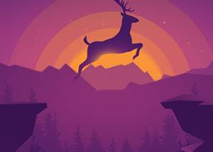 Deer : Nature Live Wallpaper screenshot