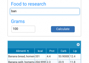 LC Calories screenshot