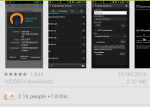 OpenVPN for Android screenshot